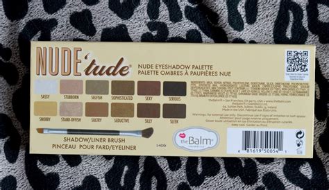 Тени для век The Balm Nude tude Nude Eyeshadow Palette Отзывы покупателей Косметиста
