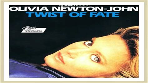 Olivia Newton John Twist Of Fate 1983 Youtube