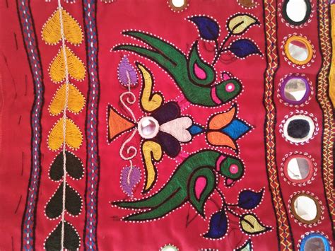 Kutch Work Designs Heirloom Traditions Hand Embroidery Flowers