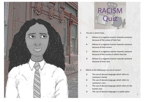 Racism Quiz And Worksheet Teaching Resources