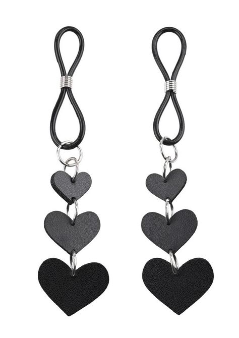 Sex And Mischief Nipple Ties Black Silver Shop Velvet Box Online