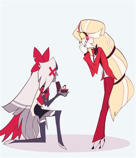 Chaggie Proposal Art By Axellhy Rhazbinhotel