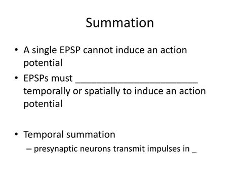 Ppt Postsynaptic Potentials Powerpoint Presentation Free Download Id 2420988