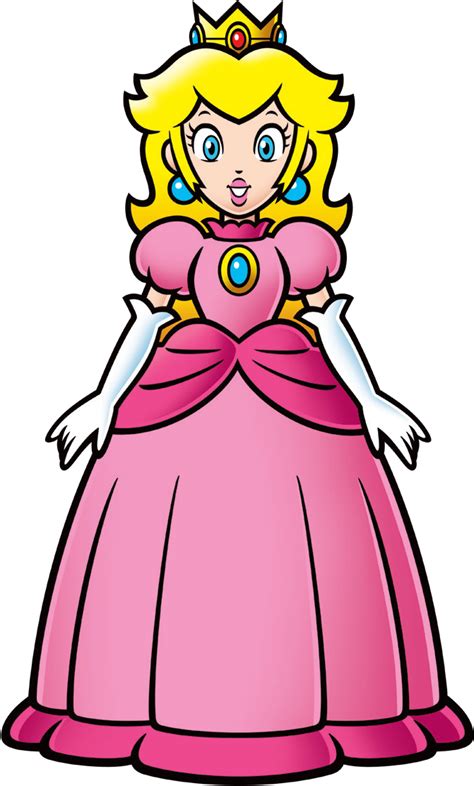 File Peach Front View D Shaded Artwork Png Super Mario Wiki The