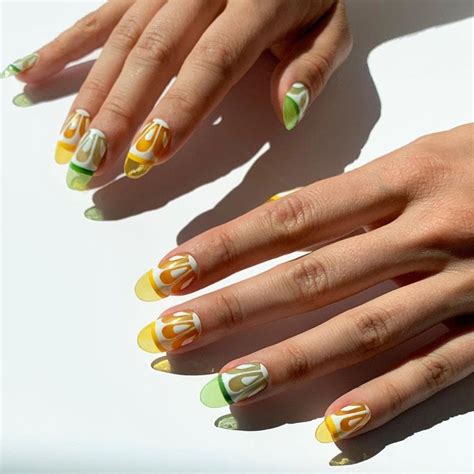 Jessica Washick On Instagram Zesty Summer Jellynails Nails