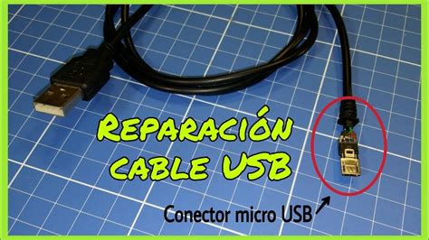 CÓmo Reparar Un Cable Usb Usb B Micro Usb Mini Usb Youtube