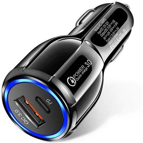 Adowarka Samochodowa Usb Usb C Uniwersalna Quick Charge Adowarki