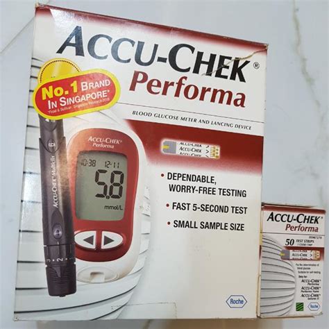 Accu Chek Performa Blood Glucose Meter And Lancing Device On Carousell