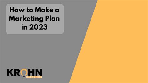 Marketing Plan 2023 What You Need To Know