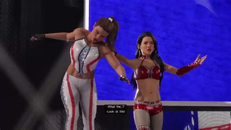 Wwe 2k22 Universe Mode Cutscene Womens Youtube