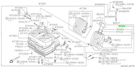 Buy Genuine Nissan Hc Hc Back Assembly Front Seat