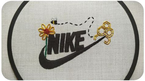 Diy Nike Embroidery Tutorial Embroidery For Beginners Lets