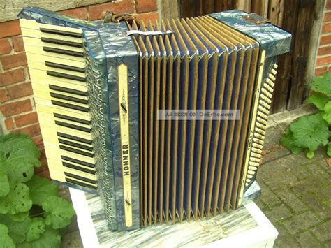 Akkordeon schifferklavier 120 Bässe Hohner Tango Iv Ziehhamonika