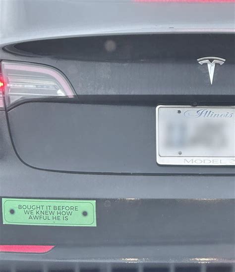 Tesla Bumper Stickers T For Tesla Owner Custom Tesla Etsy