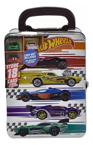 Caja Metalica Porta 18 Autos Hot Wheels Model 23 S Cuotas sin interés