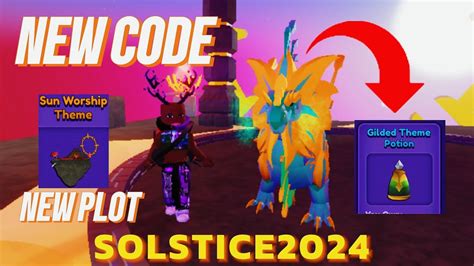 Dragon Adventures NEW CODE And Sun Worship Theme Plot SHOWCASE YouTube