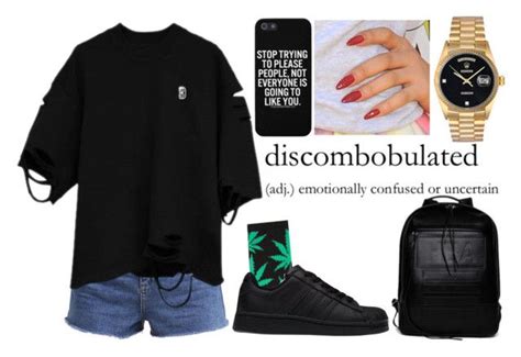 Huf Polyvore Outfits Coleman Galore Rolex Ssense Streetwear