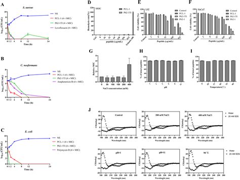 Bactericidal Activity Cytotoxicity And Stability Of The Two Hybrid