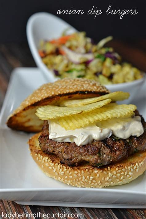 Onion Dip Burgers