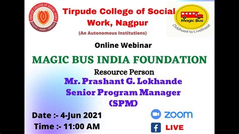 Magic Bus India Foundation Youtube