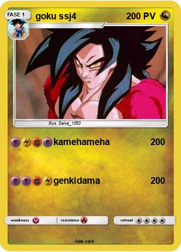 Pok Mon Goku Ssj Kamehameha Mi Carta Pok Mon