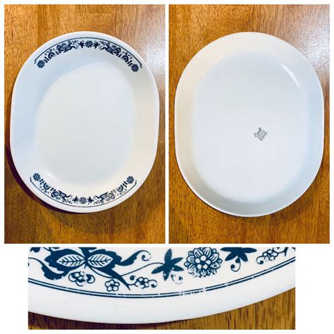 Vintage Corelle Old Town Blue Blue Onion Dinnerware Pattern Etsy