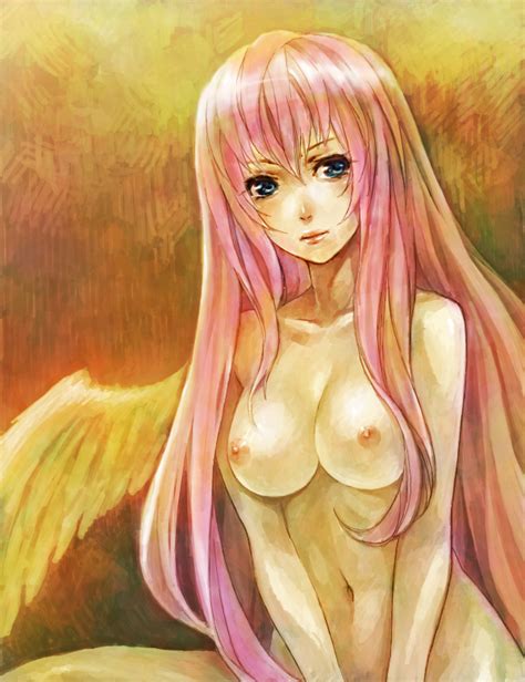 Rule 34 1girls Acha Angel Wings Blue Eyes Breasts Female Long Hair