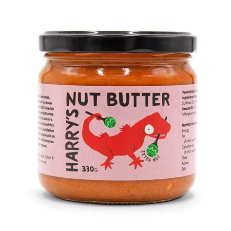 Harry S Nut Butter 330g Extra Hot Faerly