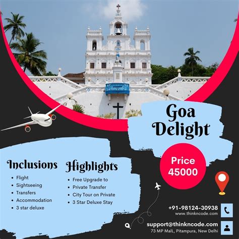 Goa Tas 740 Dark Banner Flyer For Instagram Travel Agent