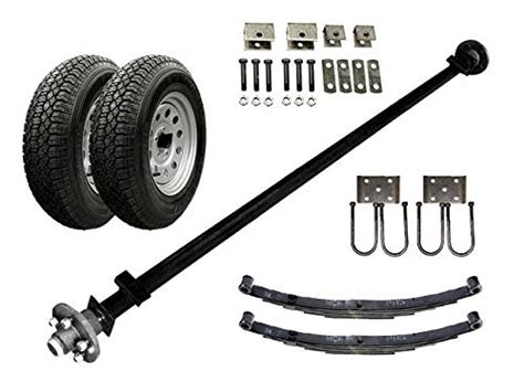 Unbelievable Get Your 3500 Lb Trailer Axle Kit With Tires Now And Make Your Road Trips Much Easier