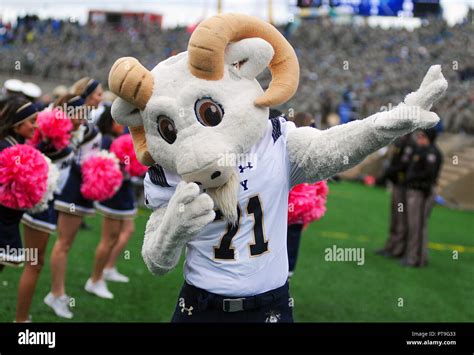 October 6 2018 Navys Bill The Goat Mascot During The Ncaa Football