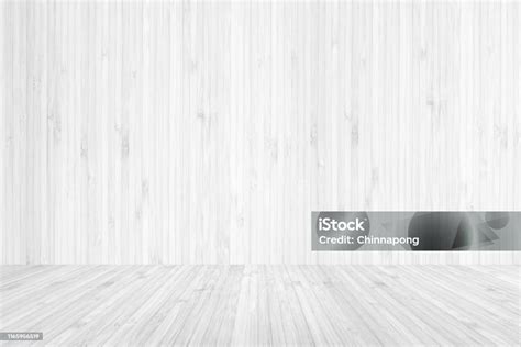Lantai Kayu Dan Latar Belakang Ruang Dinding Dalam Warna Abuabu Putih