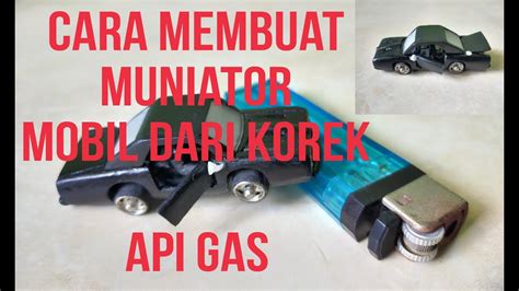 Membuat Miniatur Mobil Dodge Charger Dari Korek Api Gas Bekas