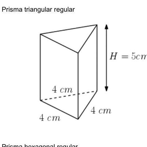 Calcule O Volume Do Prisma Reto Prisma Triangular Regular Brainly Br