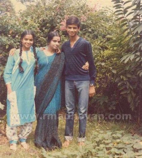 R. Madhavan family, childhood photos | Celebrity family wiki