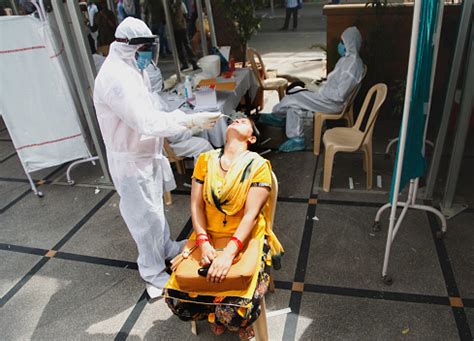 covid sample collection stock photo  image  covid