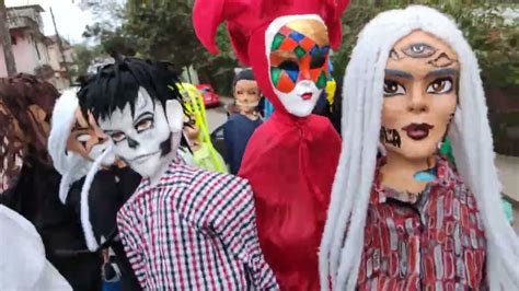 Mojigangas De San Andres Tuxtla Barrio San Francisco En Caler A