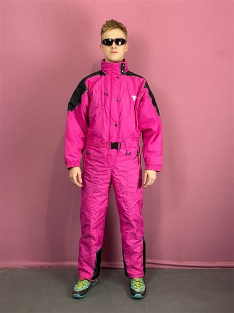 90s Snow Kool Vintage Men's One Piece Ski Suit - M 40/2 Snowboard