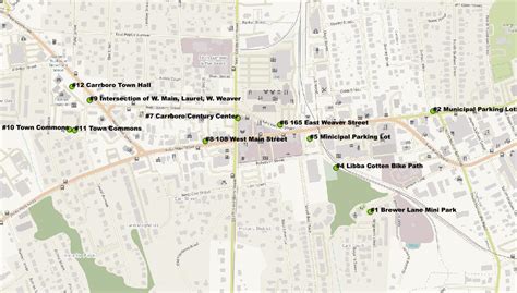 Location Map Carrboro Nc Official Website