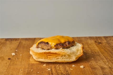 Premium Photo Homemade Cheeseburger With Organic Bread Two Hamburger