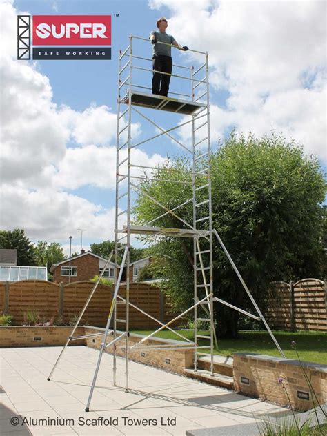 MDIY 7 Advanced Scaffold Tower With 4 Stiffeners 4 Height Adj