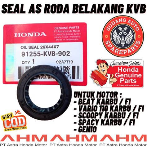 Jual Original Ahm Seal As Roda Belakang Beat Vario Scoopy Spacy Motor