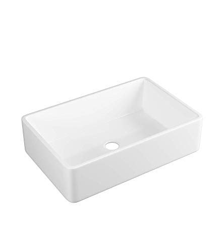 Deervalley Dv 1k119 Feast Farmhouse Kitchen Sink 33 L X 20 W Apron Front Ceramic Rectangular