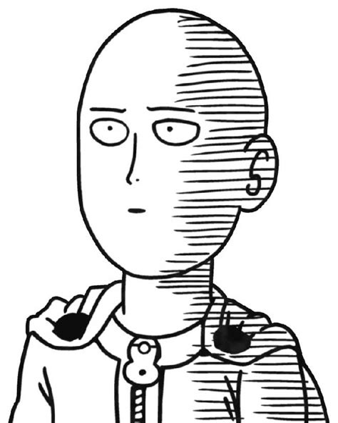 Desenhos Do Anime One Punch Man Para Imprimir E Colorir