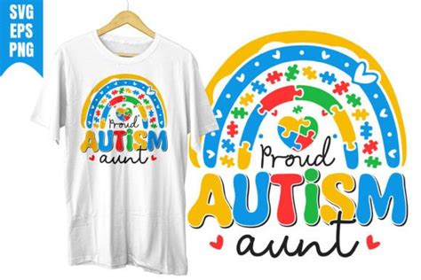 Proud Autism Aunt Autism Day Awareness Graphic By Rahnumaat690