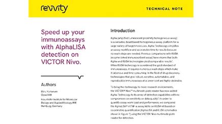 Speed up your immunoassays with AlphaLISA detection on VICTOR Nivo ...