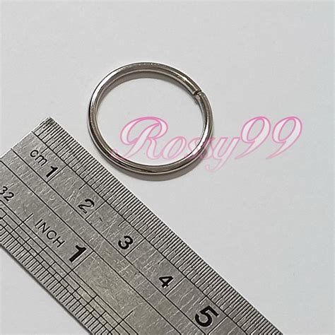 Ring Bulat Besi Nikel Cm Tebal Mm Ring Gantungan Kunci Keychain