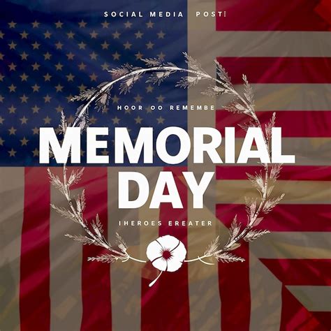 Premium PSD Memorial Day