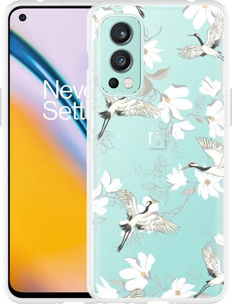 OnePlus Nord 2 Hoesje White Bird Designed By Cazy Bol