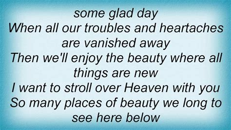 Alan Jackson I Want To Stroll Over Heaven With You Lyrics Youtube